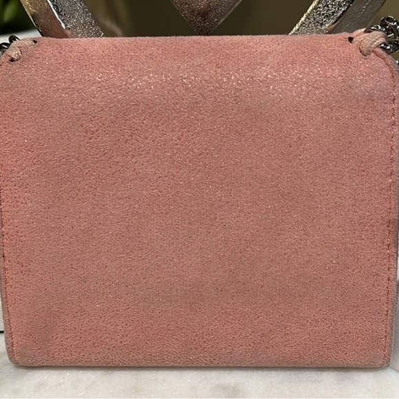 Stella McCartney Falabella small flap wallet pink EUC - Picture 3 of 11
